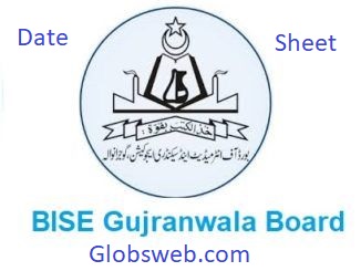 9th Class Date Sheet 2025 BISE Gujranwala Board