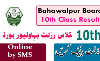 10th Class result 2024 BISE Bahawalpur Board