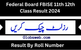 12th Class Result 2024 FBISE Federal Board